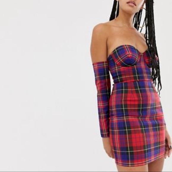 ASOS Dresses & Skirts - ASOS Design x LaQuan off shoulder mini dress